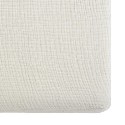 Oilo Crib Sheet - Fable Collection - Eggshell - Organic Cotton Muslin