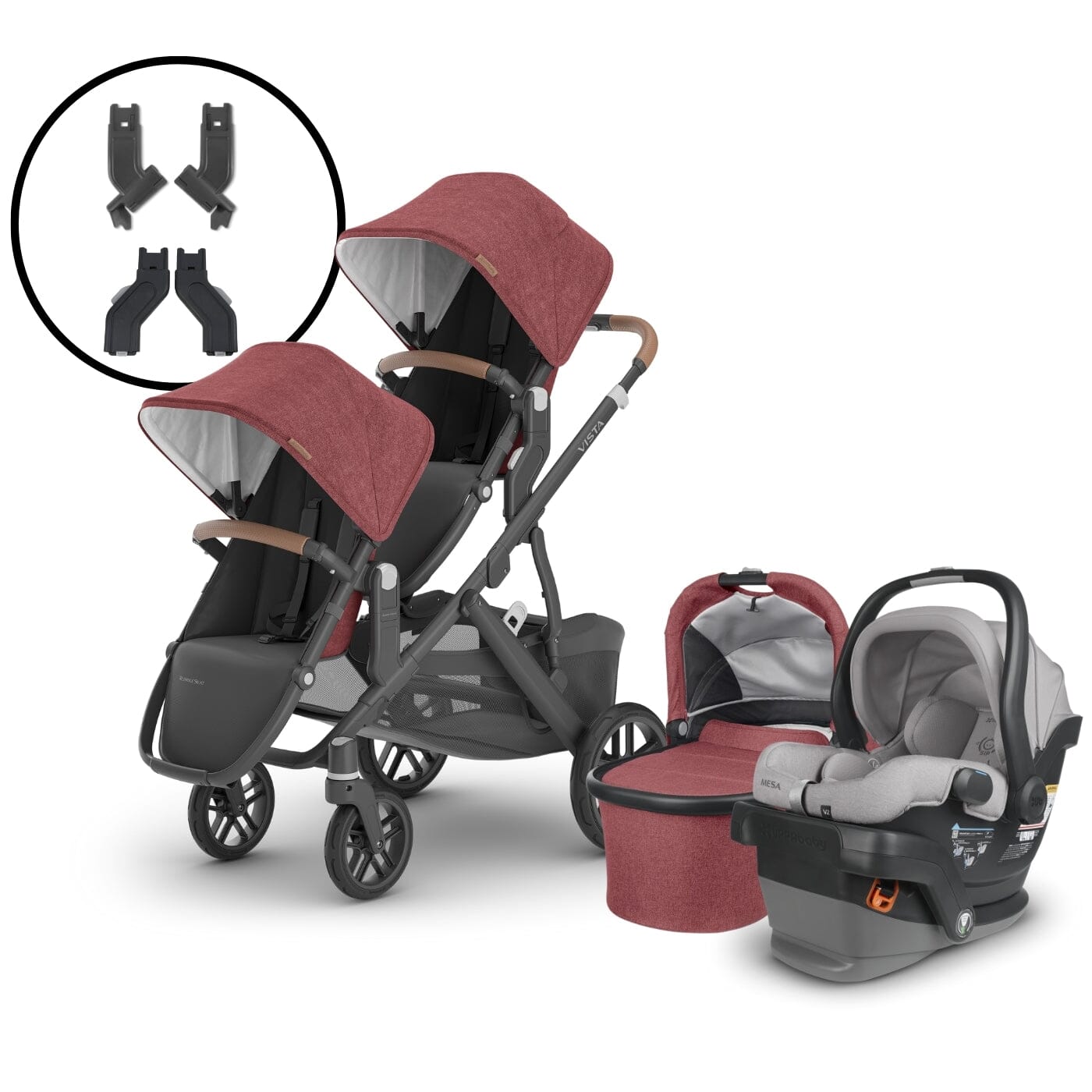 What strollers work hot sale with uppababy mesa