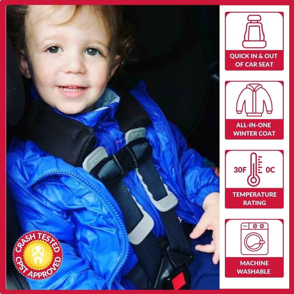 Onekid Car Seat Coat | The Road Coat Transition - Royal Blue- Strolleria