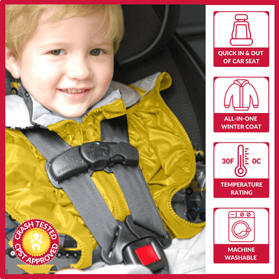 Onekid Car Seat Coat | The Road Coat Transition - Construction Print