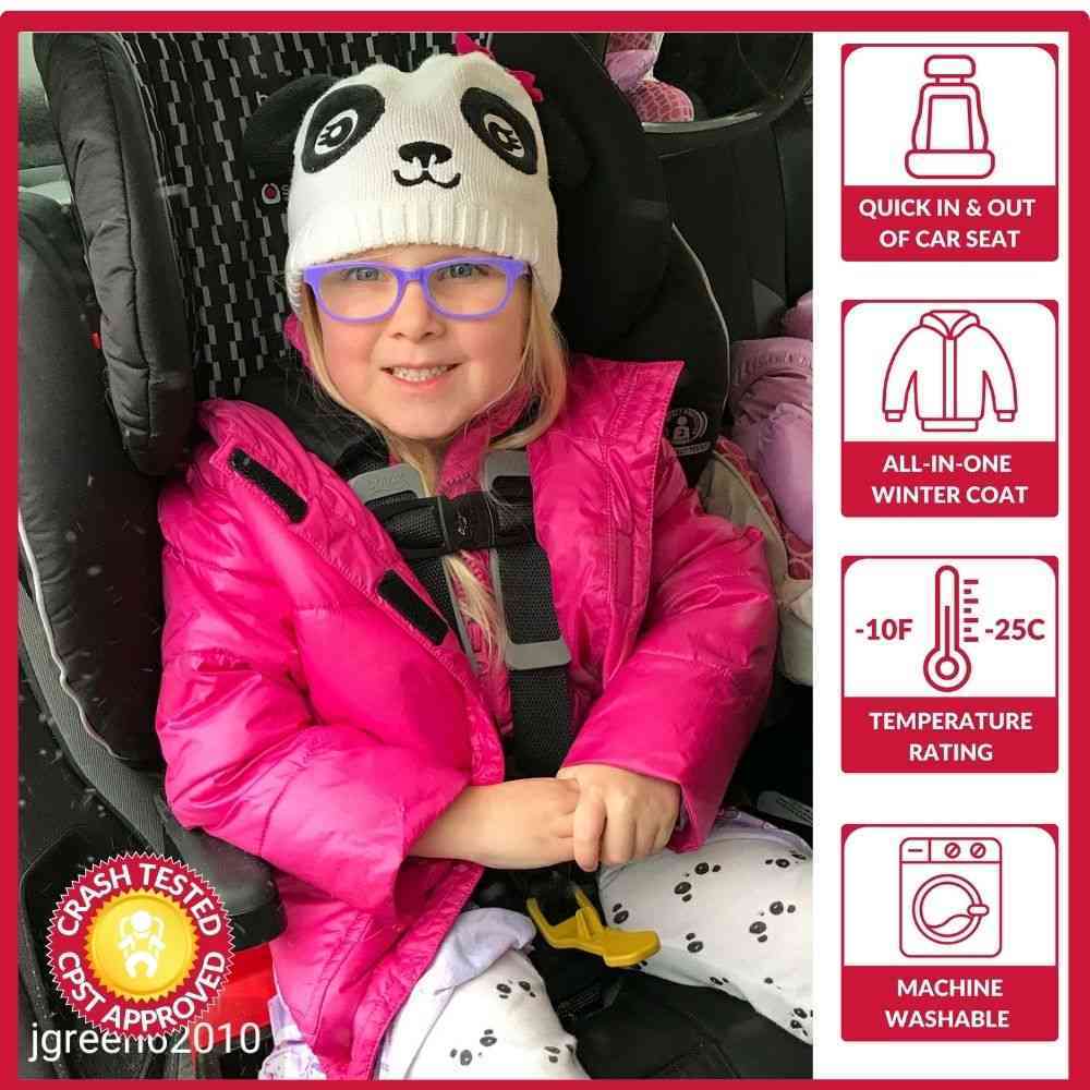 Onekid Car Seat Coat | The Road Coat Vegan - Fuchsia- Strolleria