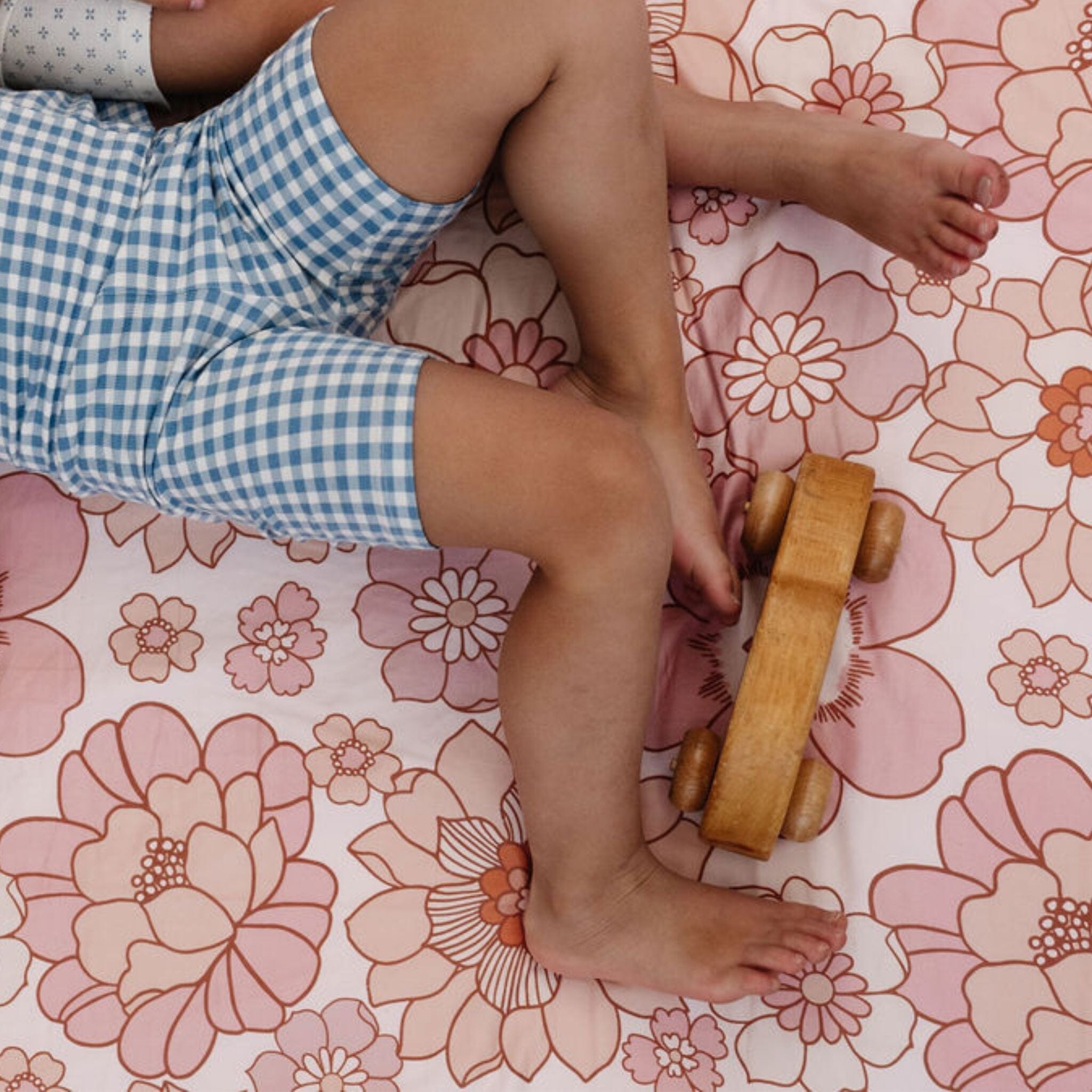 Toki Kids Blooms Organic Cotton Mat- Strolleria