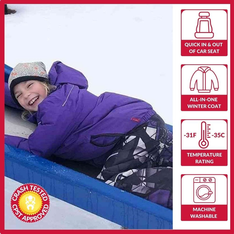 Onekid Car Seat Coat | The Road Coat Arctic - Purple