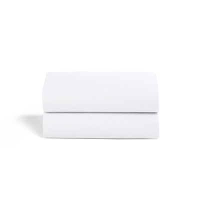Snuz Twin Pack Bassinet Sheets - White