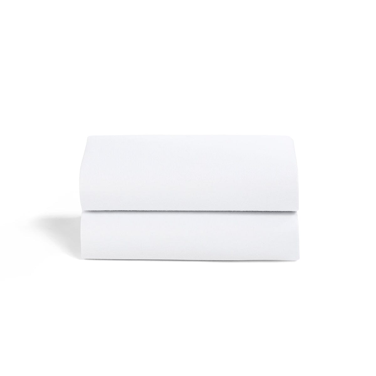 Snuz Bassinet 2 Pack Fitted Sheets - White- Strolleria