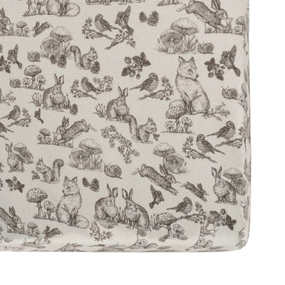 Oilo Crib Sheet - Fable Collection - Woodland