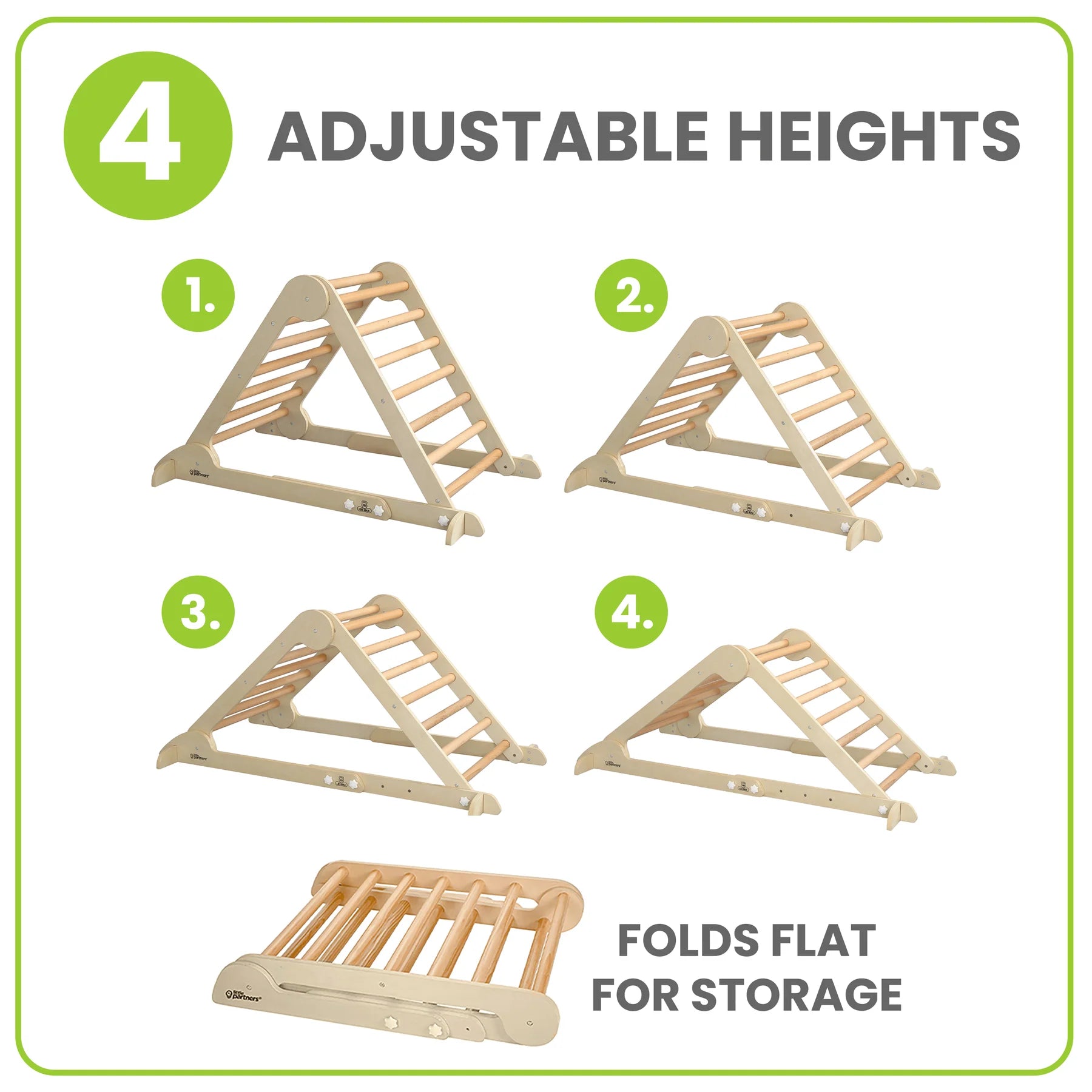 Little Partners Learn 'N Climb Triangle (Knock-Down)- Strolleria