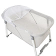 Venice Child Malibu Dreams Rocking Mini Bassinet in Gray - Bambi Baby