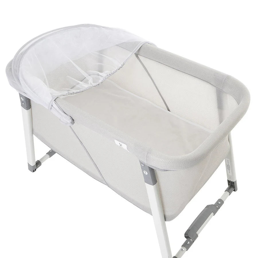 Venice Child Malibu Dreams Rocking Mini Bassinet in Gray- Strolleria
