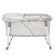 Venice Child Malibu Dreams Rocking Mini Bassinet in Gray - Bambi Baby