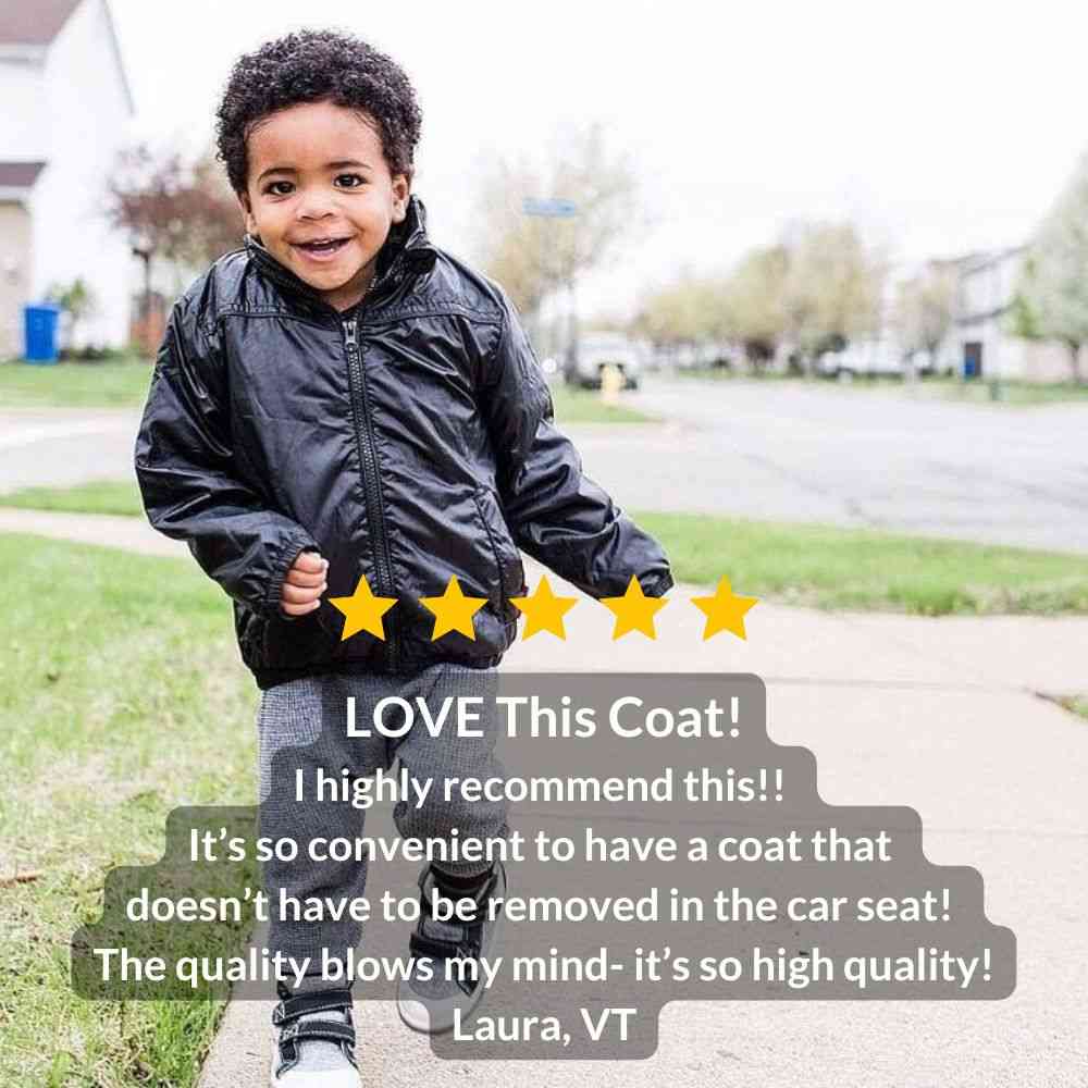 Onekid Car Seat Coat | The Road Coat Transition - Black- Strolleria