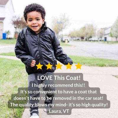 Onekid Car Seat Coat | The Road Coat Transition - Black