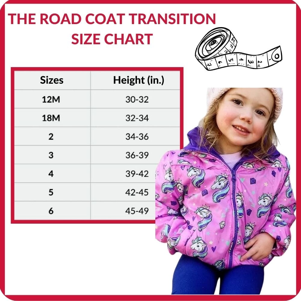 Onekid Car Seat Coat | The Road Coat Transition - Unicorn Print- Strolleria
