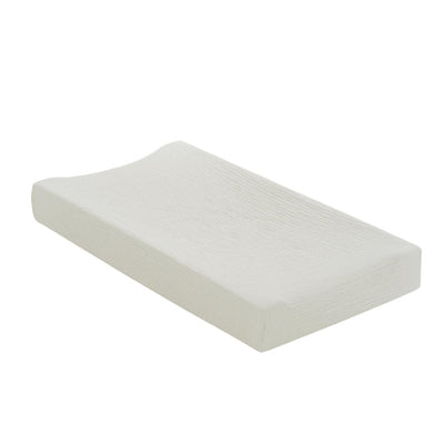 Oilo Changing Pad Cover - Fable Collection -  Eggshell - Organic Cotton Muslin