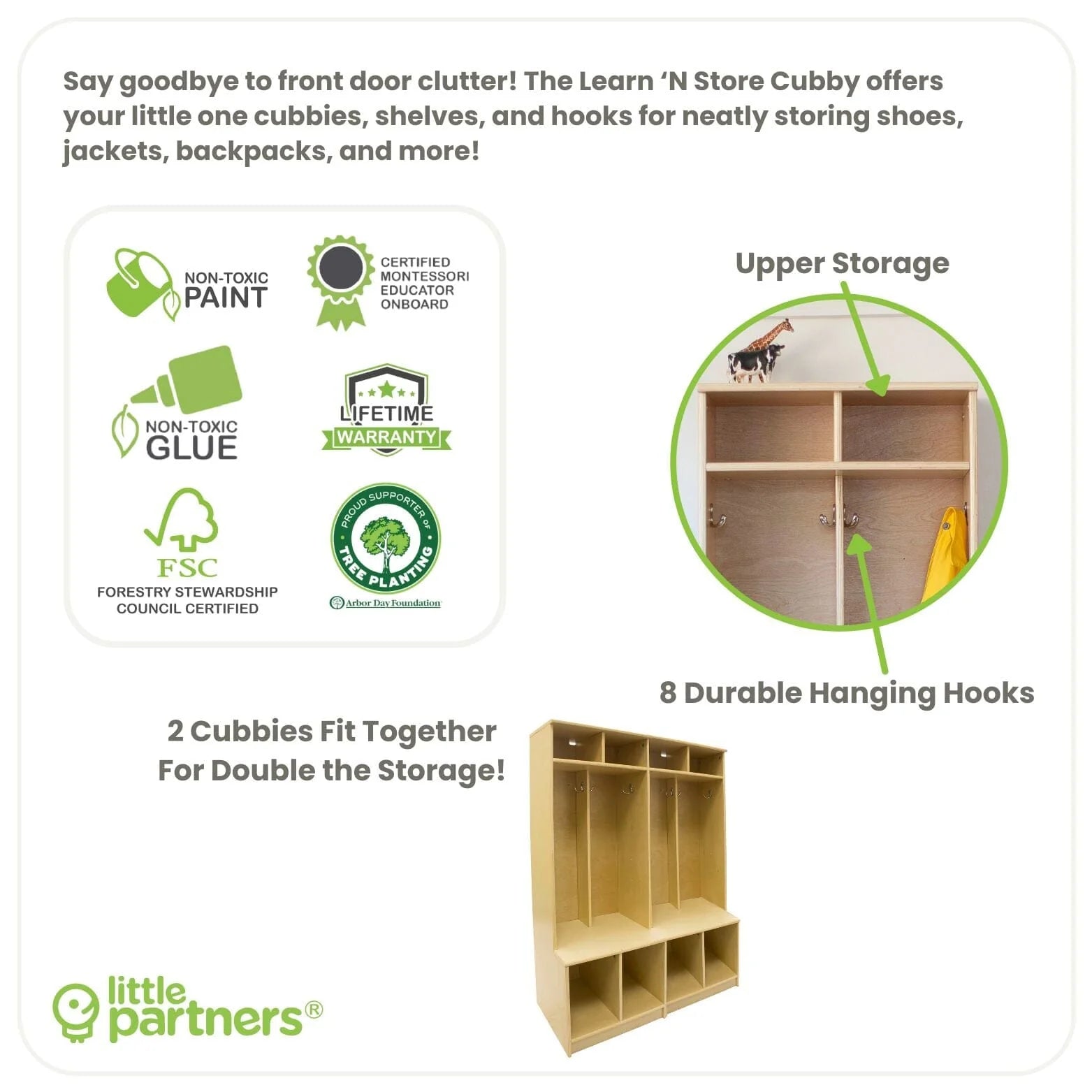 Little Partners Learn 'N Store Cubby- Strolleria
