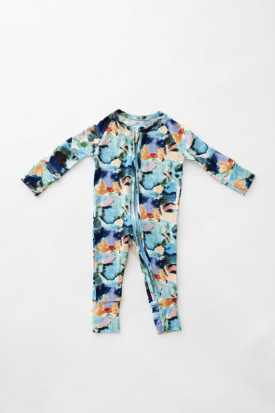 Forever French Baby - Bamboo Zip Pajamas | Charli Print