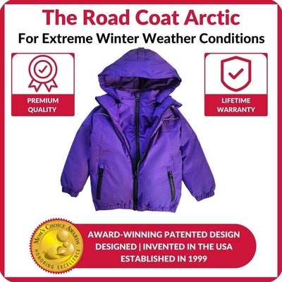 Onekid Car Seat Coat | The Road Coat Arctic - Purple