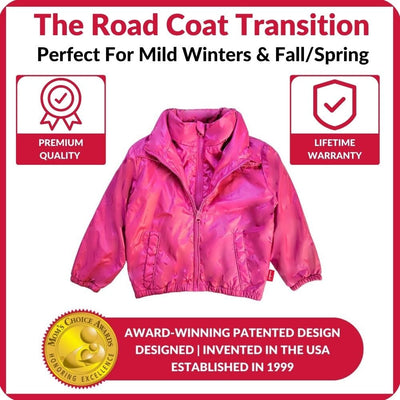 Onekid Car Seat Coat | The Road Coat Transition - Fuchsia