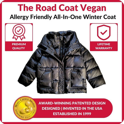 Onekid Car Seat Coat | The Road Coat Vegan - Black