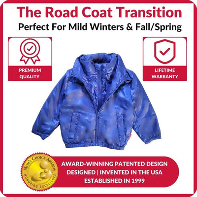 Onekid Car Seat Coat | The Road Coat Transition - Royal Blue