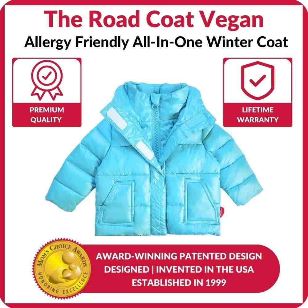 Onekid Car Seat Coat | The Road Coat Vegan - Aqua- Strolleria