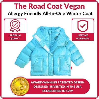 Onekid Car Seat Coat | The Road Coat Vegan - Aqua