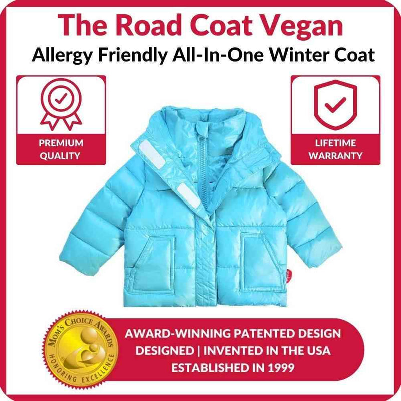 Onekid Car Seat Coat The Road Coat Vegan Aqua - Main Image