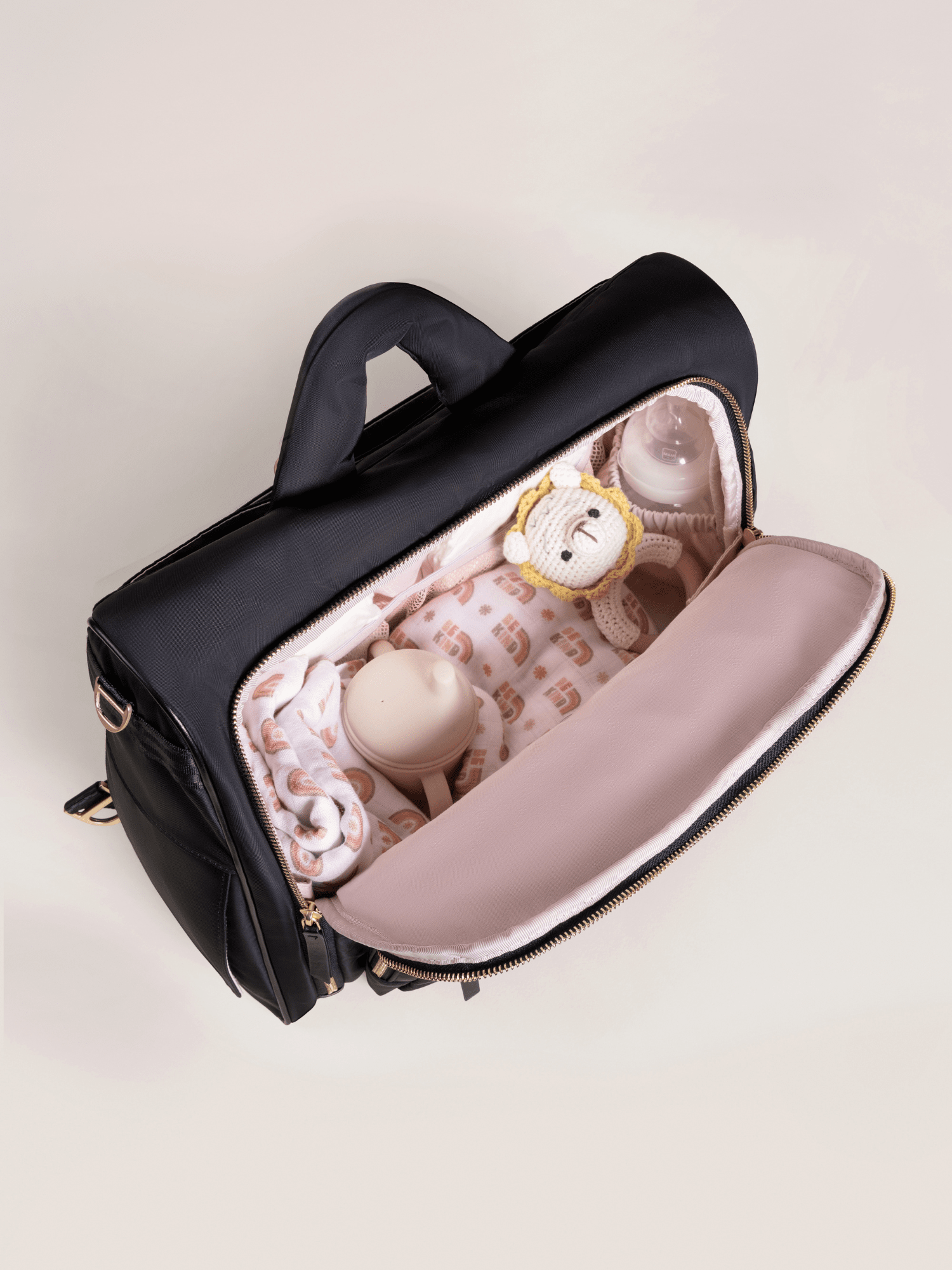 JuJuBe Satchel Diaper Bag - Black- Strolleria