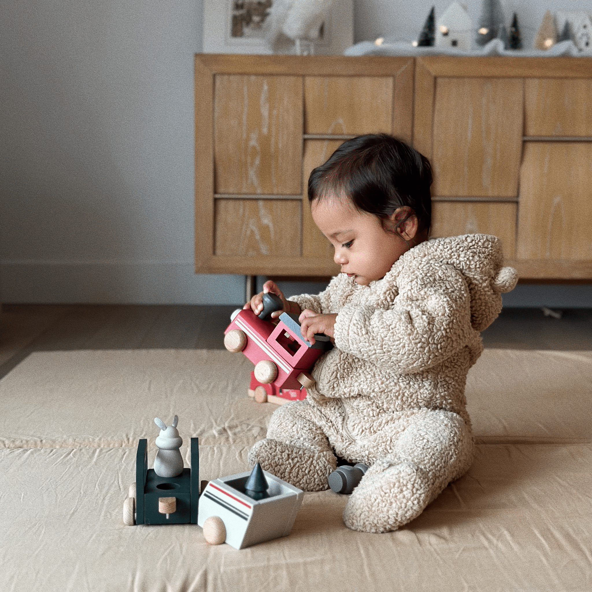 Toki Kids Cloud + Sandcastle Organic Cotton Mat- Strolleria
