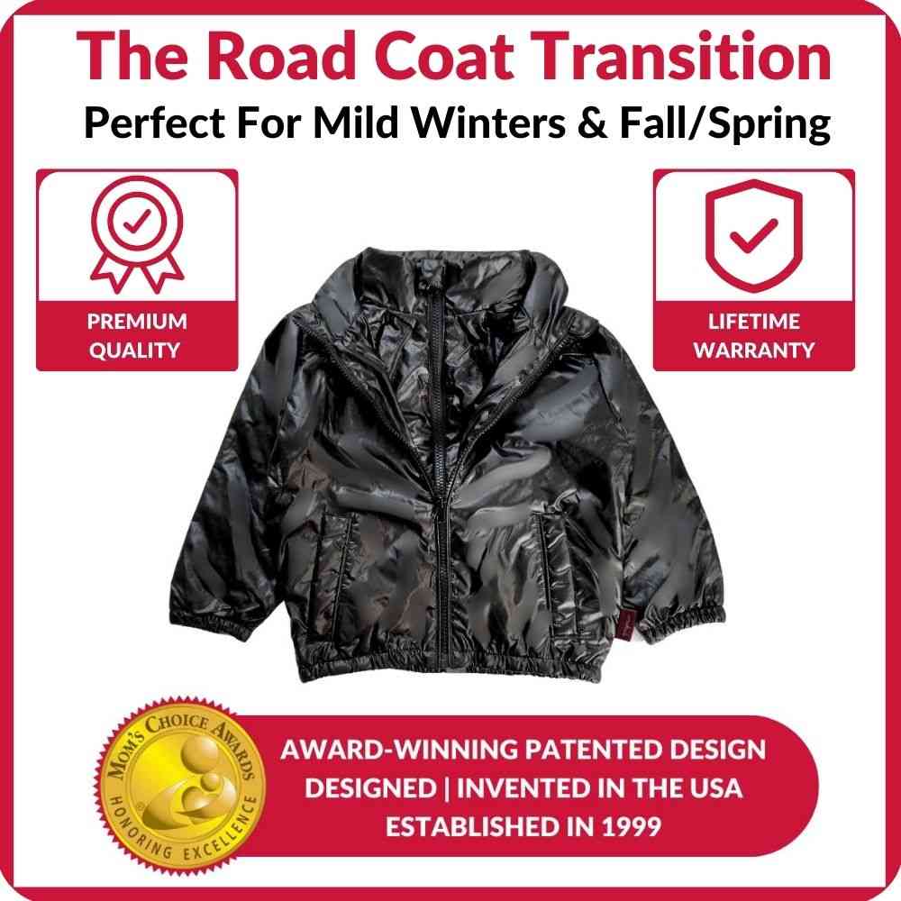 Onekid Car Seat Coat | The Road Coat Transition - Black- Strolleria