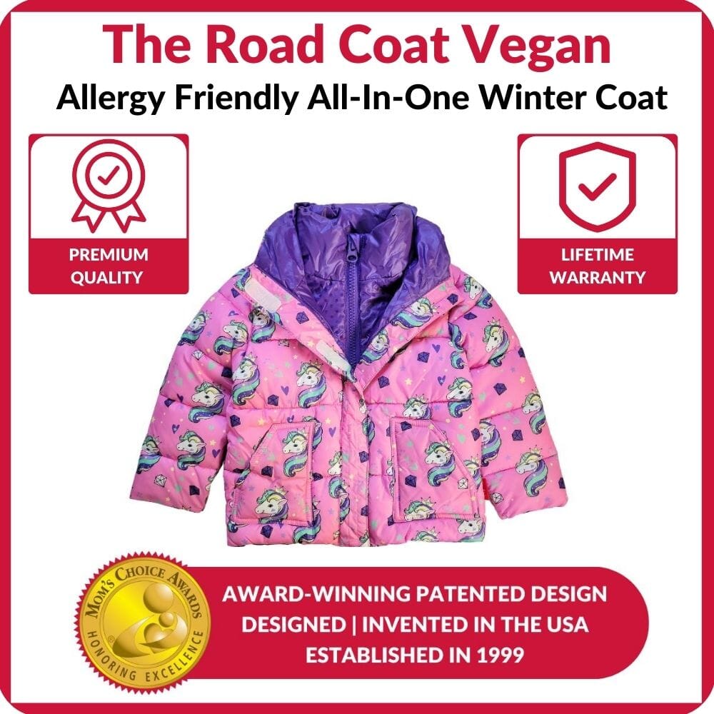 Onekid Car Seat Coat | The Road Coat Vegan - Unicorn Print- Strolleria