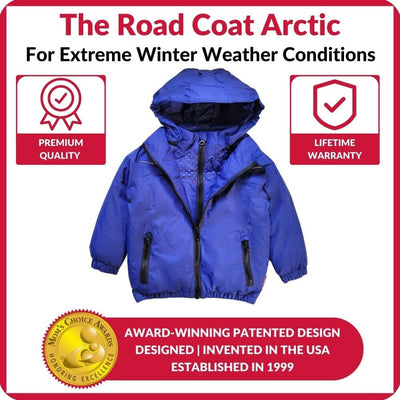 Onekid Car Seat Coat | The Road Coat Arctic - Royal Blue