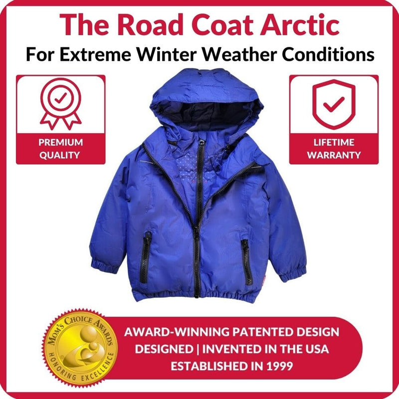 Onekid Car Seat Coat | The Road Coat Arctic - Royal Blue