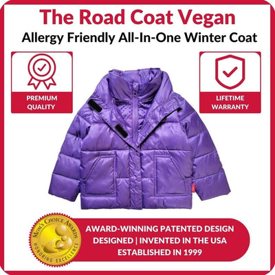 Onekid Car Seat Coat | The Road Coat Vegan - Purple