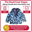 Onekid Car Seat Coat | The Road Coat Vegan - Navy Raptor Print - Bambi Baby