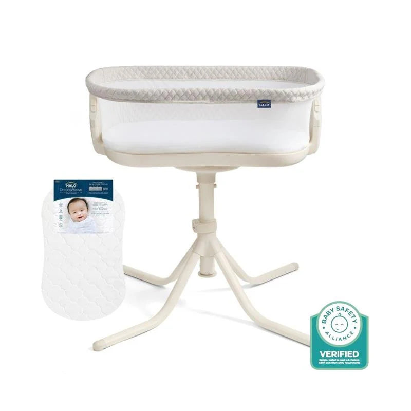 Halo BassiNest Swivel Sleeper 4.0 Air with Dreamweave Breathable Pad- Strolleria
