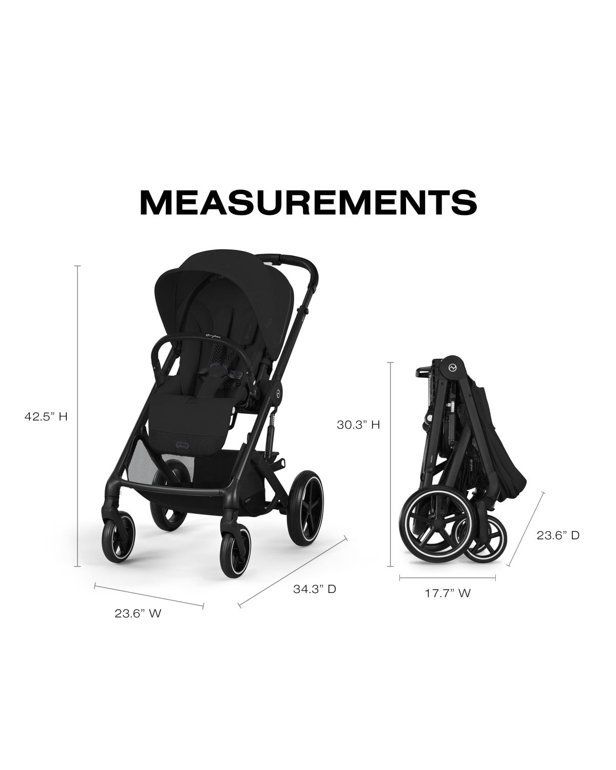 Cybex Balios S Lux Stroller- Strolleria