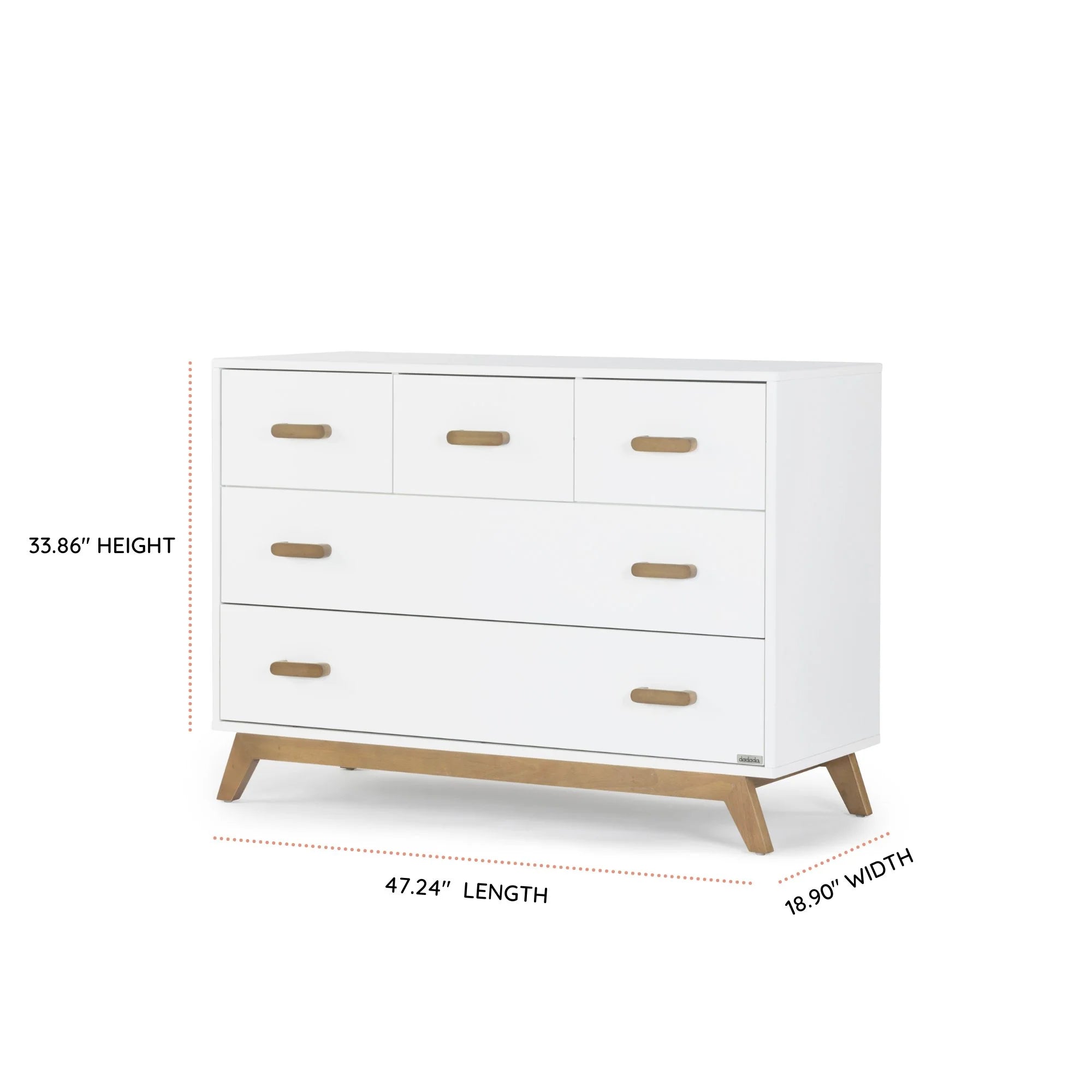 dadada Soho 5-Drawer Dresser- Strolleria