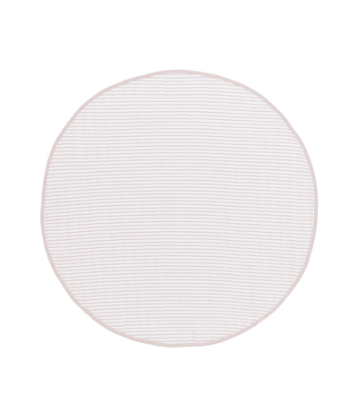 Toddlekind USA Snuggle Mat In Stripes - Blush