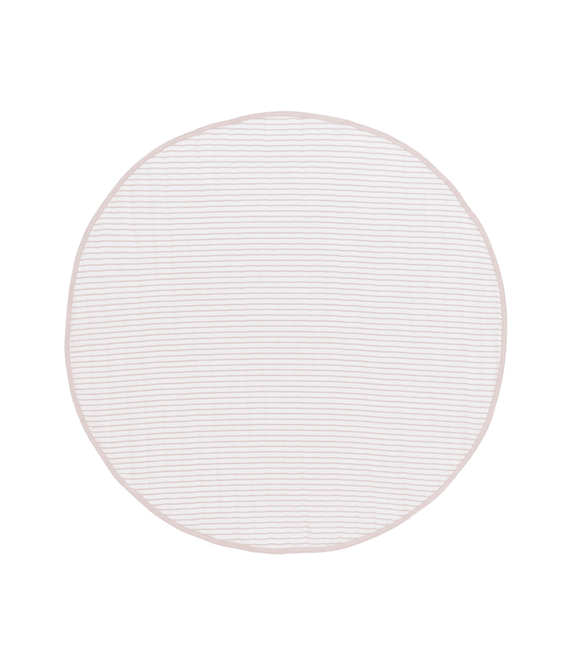Toddlekind USA Snuggle Mat In Stripes - Blush