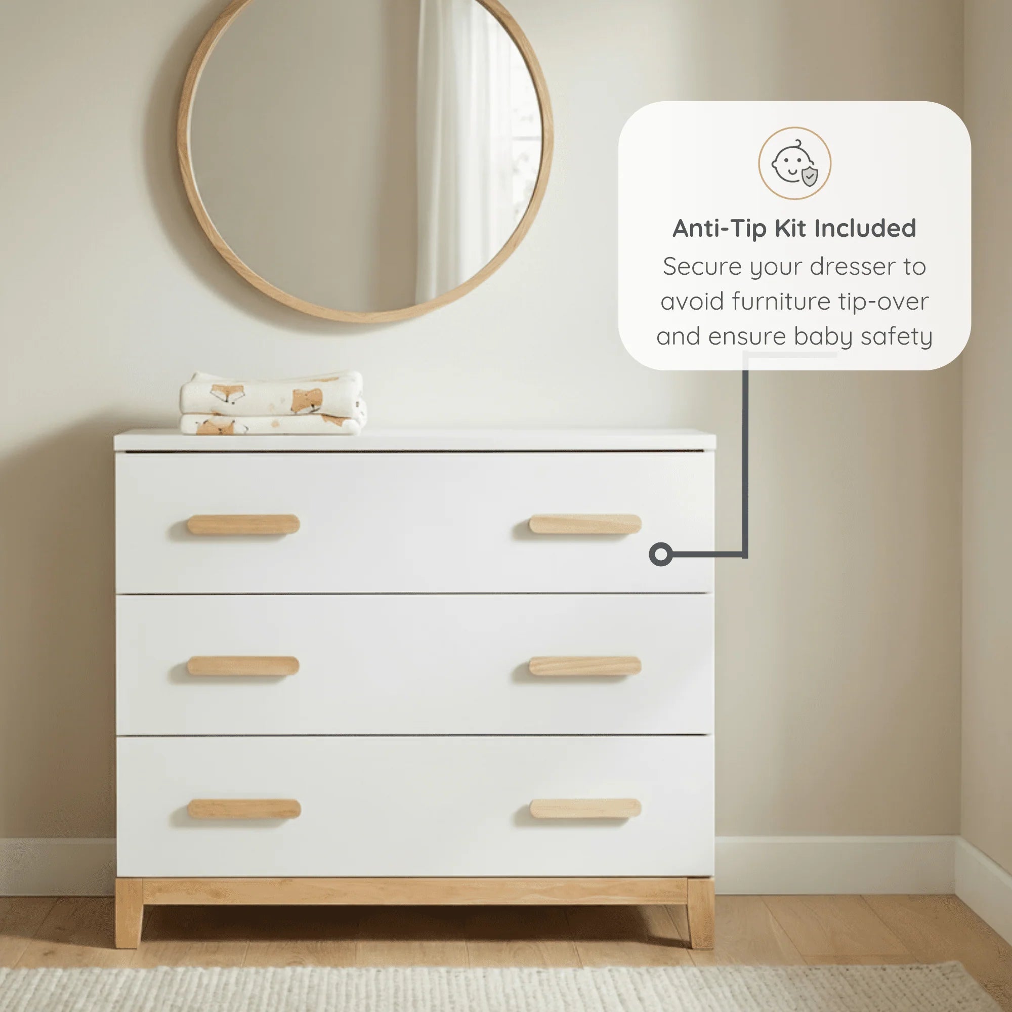 dadada Lala Little 3-Drawer Dresser- Strolleria
