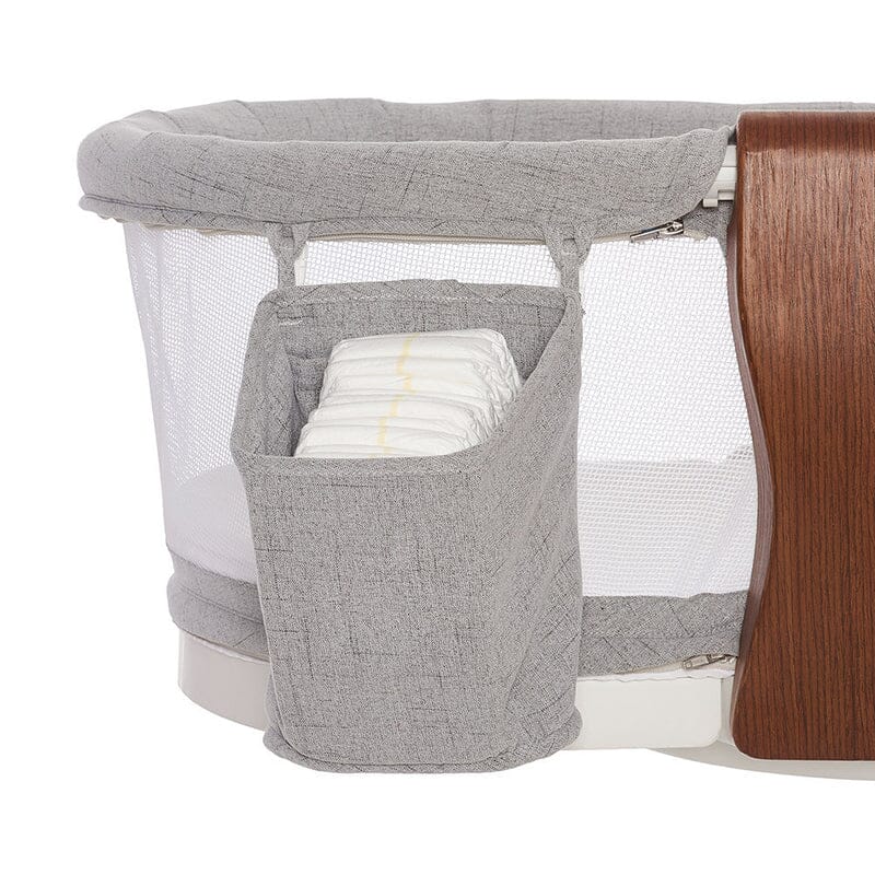 Halo Luxe Next Gen Bassinest in Dove Gray Tweed- Strolleria