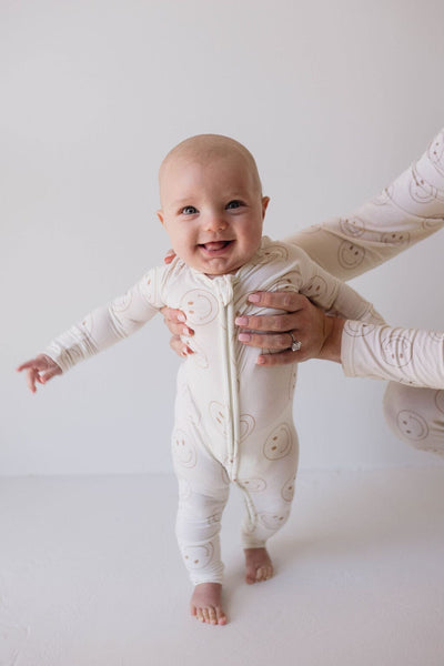 Forever French Baby - Bamboo Zip Pajamas | Just Smile