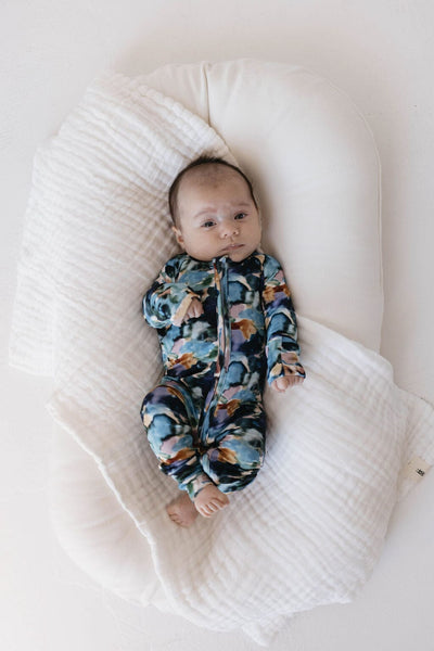 Forever French Baby - Bamboo Zip Pajamas | Charli Print