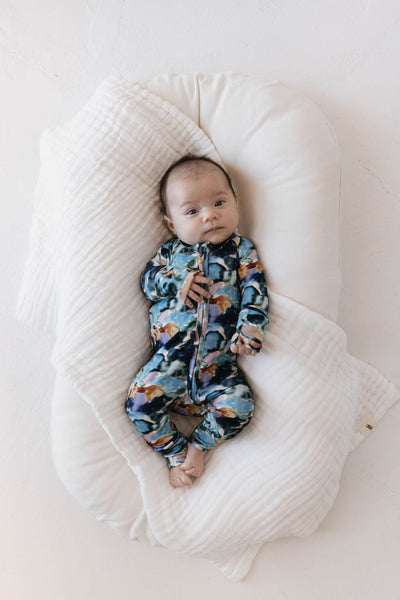 Forever French Baby - Bamboo Zip Pajamas | Charli Print