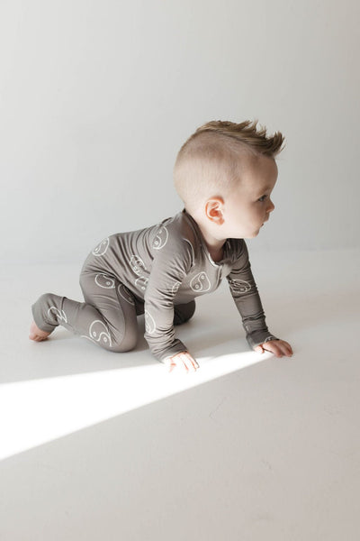 Forever French Baby - Bamboo Zip Pajamas | Sage Yin Yang