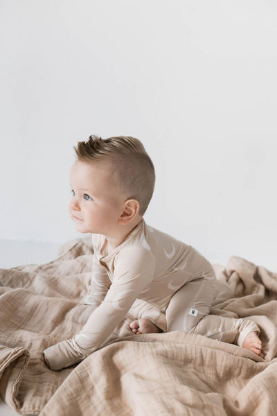 Forever French Baby - Bamboo Zip Pajamas | Luna