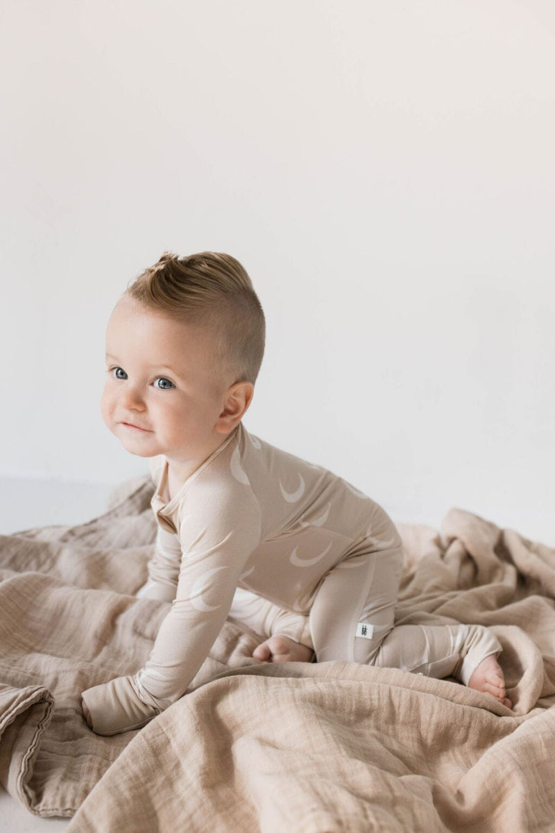 Forever French Baby - Bamboo Zip Pajamas | Luna