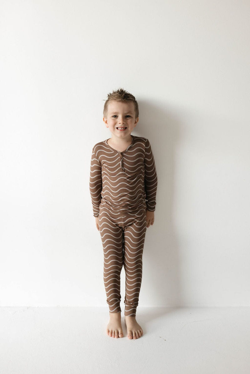 Forever French Baby - Bamboo Two Piece Pajamas | Static Waves