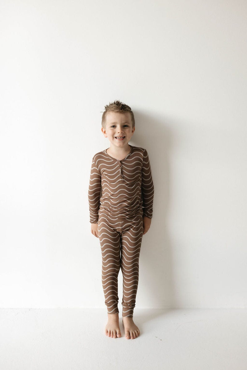 Forever French Baby - Bamboo Two Piece Pajamas | Static Waves